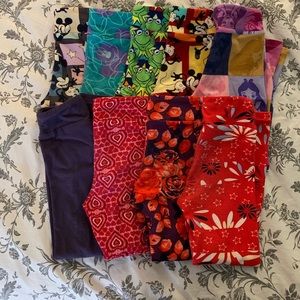 Girls size s/m LLR leggings lot